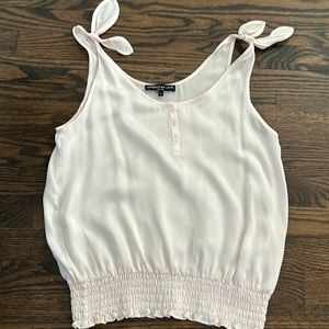 Generation Love Pink Silk Sleeveless Top